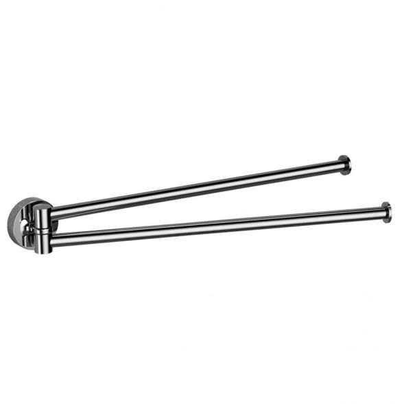 Полотенцедержатель COLOMBO DESIGN PLUS W4913 двойной цвет хром W4913.CR