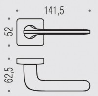 Дверная ручка Colombo ROBOQUATTRO S ID51RSB белый матовый ID51RSB.BI
