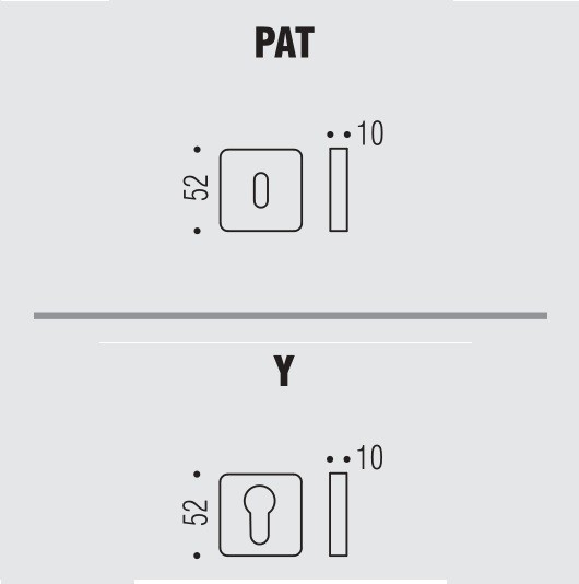 Накладка под цилиндр Colombo Design Rosetta OneQ CC23 белый 2 шт CC23.С01