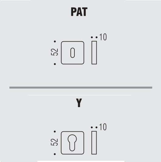 Накладка под цилиндр Colombo Design Rosetta OneQ CC23 бронза 2 шт CC23.С02