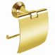 Держатель туалетной бумаги COLOMBO DESIGN HERMITAGE B3391.HPS с крышкой цвет золото