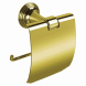 Держатель туалетной бумаги COLOMBO DESIGN HERMITAGE B3391.OA с крышкой цвет античная латунь