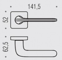 Дверная ручка Colombo ROBOQUATTRO S ID51RSB графит матовый ID51RSB.GM