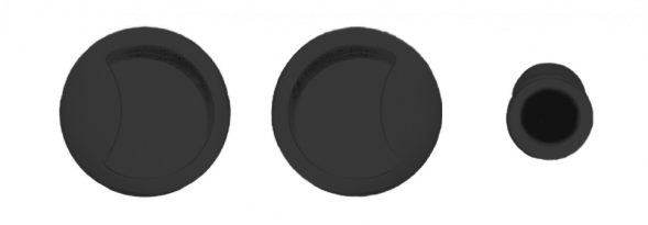 Ручка Colombo OPEN ID211 для раздвежных дверей ID211.NM черный-матовый