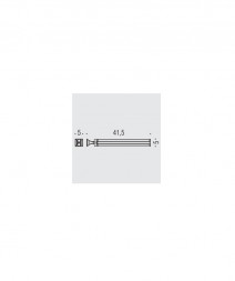 Полотенцедержатель COLOMBO DESIGN PORTOFINO B3212 двойной цвет хром