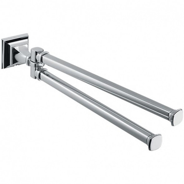 Полотенцедержатель COLOMBO DESIGN PORTOFINO B3212 двойной цвет хром B3212.CR