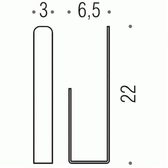 Держатель запасного рулона бумаги COLOMBO DESIGN OVER B7090 цвет нержавеющая сталь B7090.SS