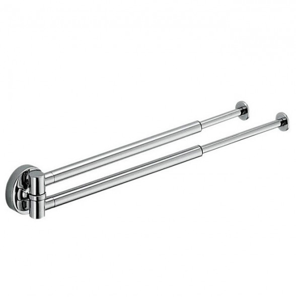 Полотенцедержатель COLOMBO DESIGN PLUS W4914 двойной выдвижной цвет хром W4914.CR