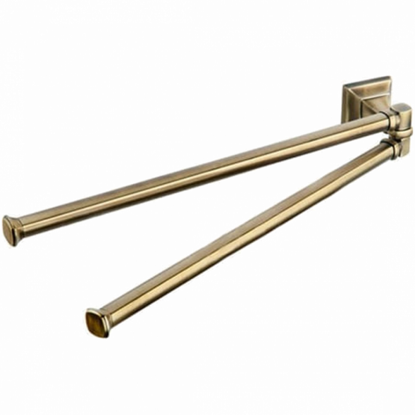 Полотенцедержатель COLOMBO DESIGN PORTOFINO B3212.BR двойной цвет бронза