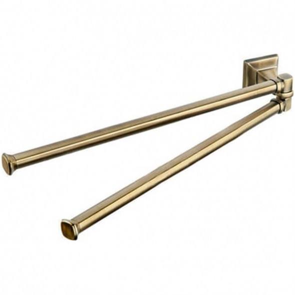 Полотенцедержатель COLOMBO DESIGN PORTOFINO B3212.BR двойной цвет бронза