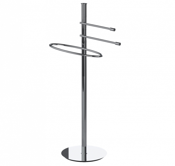 Стойка COLOMBO DESIGN ISOLE B9403N напольная с полотенцедержателем цвет хром B9403N.CR