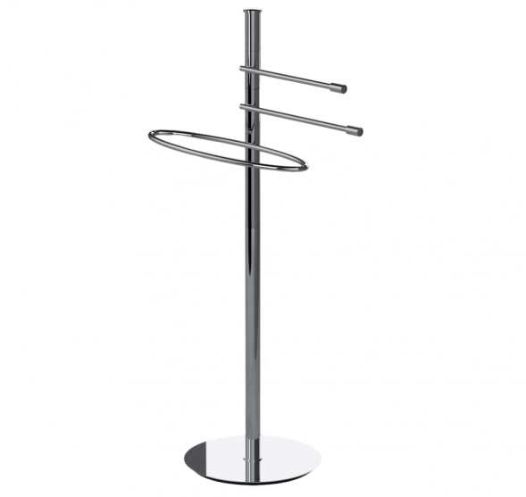 Стойка COLOMBO DESIGN ISOLE B9403N напольная с полотенцедержателем цвет хром B9403N.CR