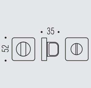 Фиксатор сантехнический Colombo Design Rosetta OneQ CC29 BZG белый