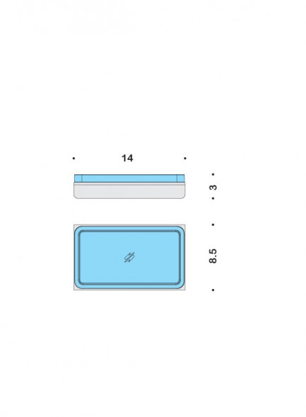 Мыльница COLOMBO DESIGN FOREVER B2940 настольная цвет хром B2940.CR