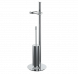 Стойка COLOMBO DESIGN ISOLE B9407N напольная с держателем туалетной бумаги и ершиком цвет хром B9407N.CR
