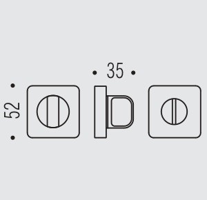 Фиксатор сантехнический Colombo Design Rosetta OneQ CC29 BZG бронза