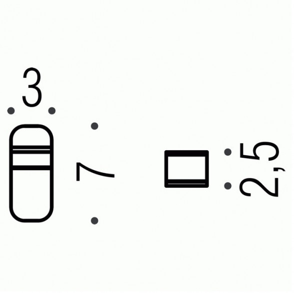 Крючок COLOMBO DESIGN OVER GM17 одинарный цвет нержавеющая сталь GM17.SS