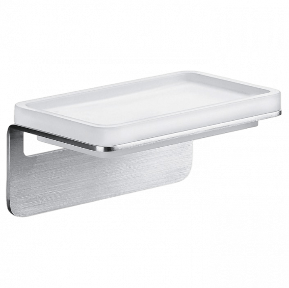 Мыльница COLOMBO DESIGN OVER B7001 настенная цвет нержавеющая сталь B7001.SS