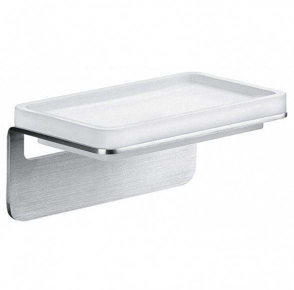 Мыльница COLOMBO DESIGN OVER B7001 настенная цвет нержавеющая сталь B7001.SS