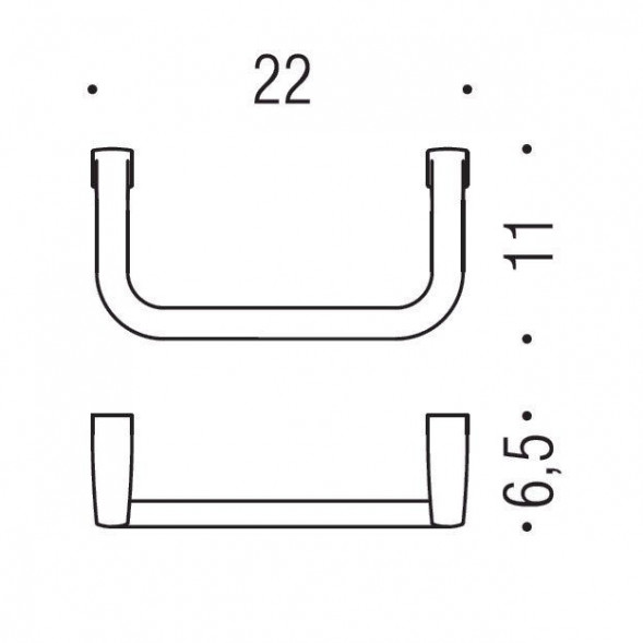 Полотенцедержатель COLOMBO DESIGN LULU B6231.HPS кольцо цвет золото B6231.HPS