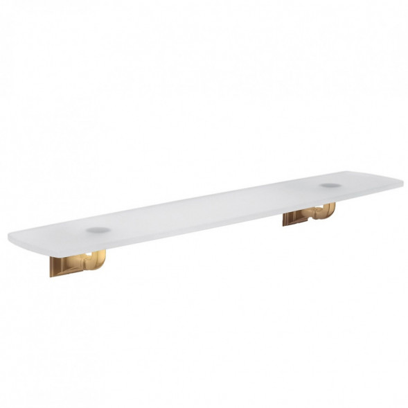 Полочка COLOMBO DESIGN PORTOFINO B3216.BR стеклянная цвет бронза B3216.BR