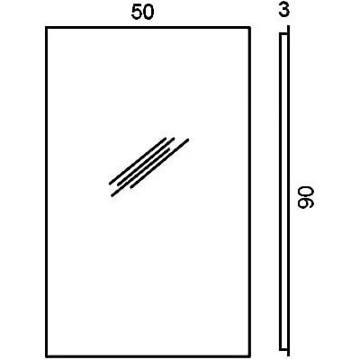 Зеркало COLOMBO DESIGN GALLERY B2011 настенное цвет B2011.CR