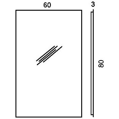 Зеркало COLOMBO DESIGN GALLERY B2012 настенное цвет B2012.CR