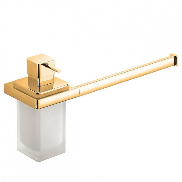 Полотенцедержатель с дозатором COLOMBO DESIGN LULU B6274.HPS настенный цвет золото