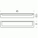 Полотенцедержатель COLOMBO DESIGN OVER B7010 широкий цвет нержавеющая сталь B7010.SS