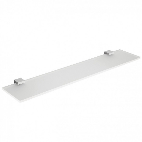 Полочка COLOMBO DESIGN LULU B6216 стеклянная цвет хром B6216.CR