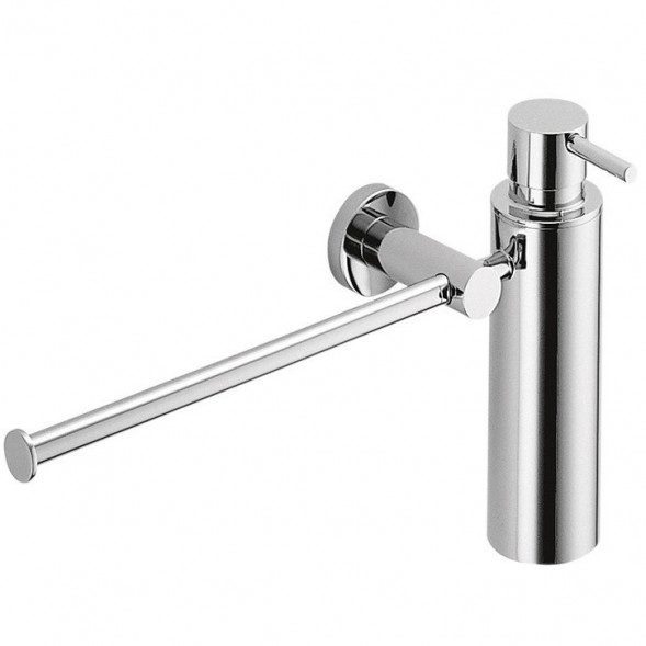 Полотенцедержатель с дозатором COLOMBO DESIGN PLUS W4975 настенный цвет хром W4975.CR
