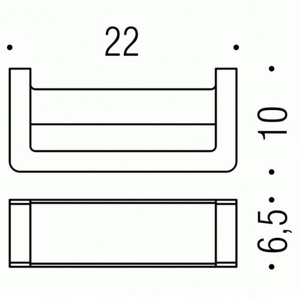 Полотенцедержатель COLOMBO DESIGN OVER B7031 кольцо цвет нержавеющая сталь B7031.SS