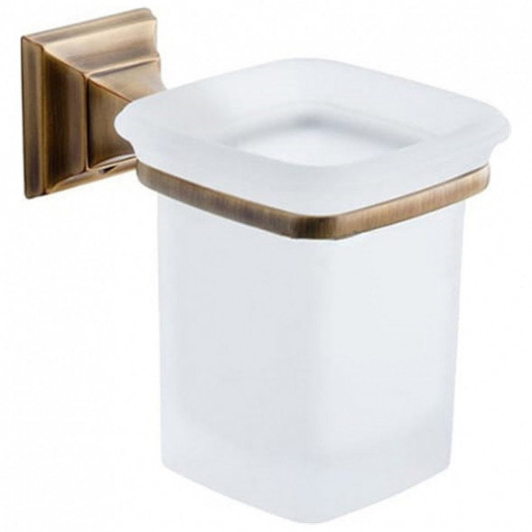 Стакан COLOMBO DESIGN PORTOFINO B3202.BR настенный цвет бронза B3202.BR