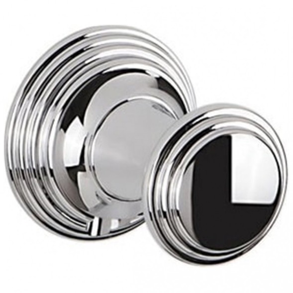 Крючок COLOMBO DESIGN HERMITAGE LC77 одинарный маленький цвет хром LC77.CR